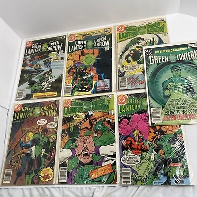 Buy Green Lantern And Green Arrow Comics Lot Of 8 104 105 108 111 112 113 117 GL 155 • 15.04£