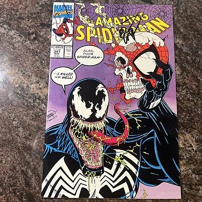 Buy Amazing Spider-man #347 Venom App 🔥signed By Erik Larsen🔥 • 75.30£