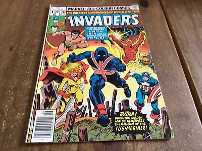 Buy Vintage Marvel All-Colour Comics The Invaders No. 20 September 1977 • 5£