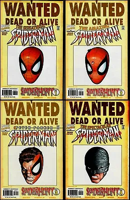 Buy Spider-man Spider-hunt Wanted Variant Set #1-4 Marvel 1998 Issues 25 432 89 255 • 39.43£