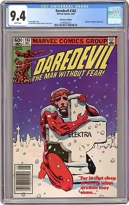 Buy Daredevil #182D CGC 9.4 Newsstand 1982 4146832013 • 118.25£