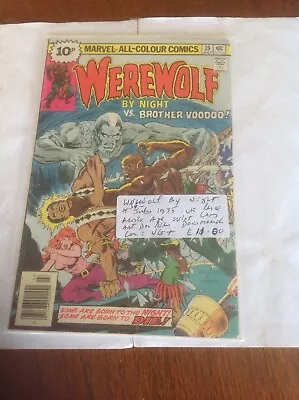 Buy Marvel - Werewolf By Night No.39 - July 1976 - Bronze Age - UK Pence - Con:VG+ • 11£