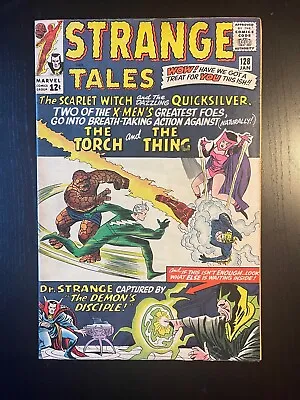 Buy Strange Tales #128 - 1965 - Marvel - First Appearance Of Demonicus - Higher Grad • 40.21£