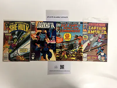 Buy 4 Marvel Comics Captain America#373+Darkhawk#9+She-Hulk#6+Sgt. Fury#121 39 JS25 • 7.69£