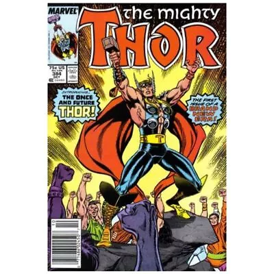 Buy Thor (1966 Series) #384 Newsstand In Fine Minus Condition. Marvel Comics [b' • 3.08£