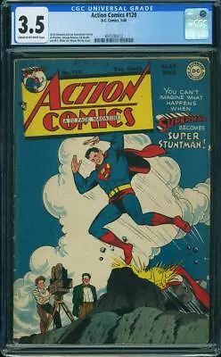 Buy Action Comics #120 CGC 3.5 VG 1948 Superman Congo BoB -SCARCE! Golden Age Comics • 264.85£