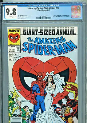 Buy The Amazing Spider-Man Annual #21 (Marvel 1987) CGC Certified 9.8 • 359.74£