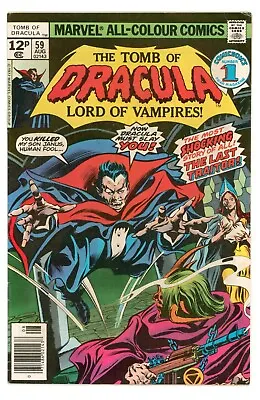Buy Tomb Of Dracula #59 VFN- 7.5 White Pages • 7.95£