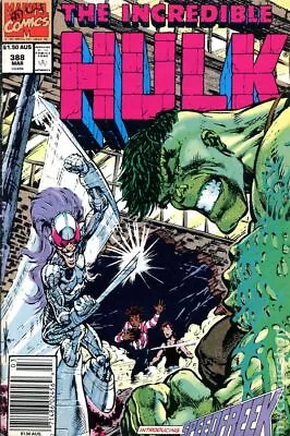 Buy Incredible Hulk Australian Price Variant #388 VG- 3.5 1992 Stock Image Low Grade • 2.40£