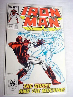 Buy Iron Man #219 Marvel Comics VF 1987 Ghost Story • 7.90£