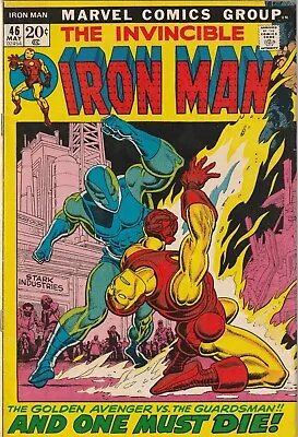 Buy Iron Man #46 / Death Of The Guardsman  / Marvel Comics 1972 • 31.84£
