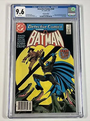 Buy Detective Comics #540 CGC 9.6 (1984) Batman ~ Newsstand | Marvel Comics • 63.95£
