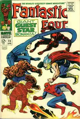 Buy Fantastic Four (Vol. 1) #73 VG; Marvel | Low Grade - Spider-Man Thor Daredevil - • 50.59£