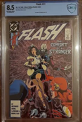 Buy Flash # 31 (Oct. 1989, DC) Double Cover; CBCS VG/FN (5.0) & VF+ (8.5) • 79.05£