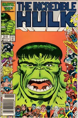 Buy Incredible Hulk, The #325 (Newsstand) FN; Marvel | Marvel 25th Anniversary Frame • 19.18£