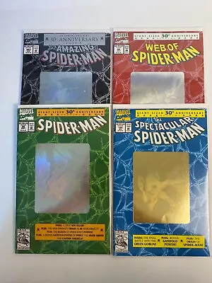 Buy Amazing Spider-Man #365 Web #90 Spider-Man #26 Spectacular #189 Hologram Set! • 27.87£