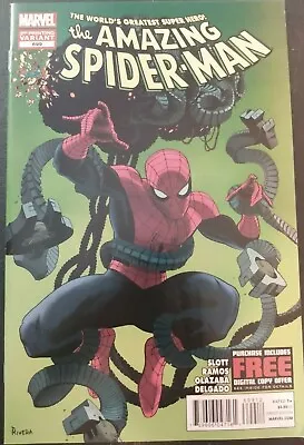 Buy The Amazing Spider-Man #699 2nd Printing Variant Marvel 2013 Comic Book • 25.69£