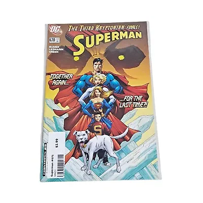 Buy Superman Comic Book 670 The Third Kryptonian DC Comics Busiek Leonardi Green • 4.72£