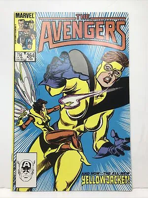 Buy The Avengers #264 Marvel Comics 1986 1st New Yellowjacket NM+ 9.6 • 7.88£