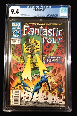Buy Fantastic Four #391, CGC 9.4, Marvel, August 1994, Direct Edition, FF49 Homage! • 47.97£