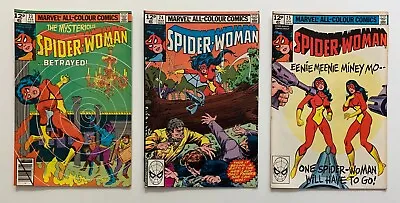 Buy Spider-Woman #23, 24 & 25 (Marvel 1980) 3 X FN+/- Bronze Age Issues. • 14.21£