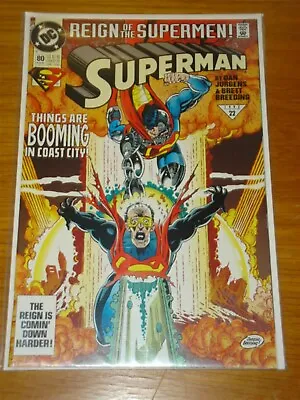 Buy Superman #80 Vol 2 Dc Comics Near Mint Condition August 1993 • 3.99£
