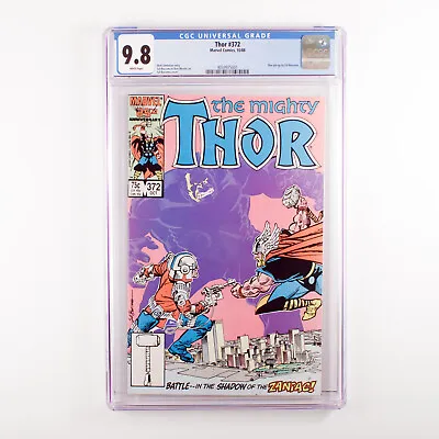 Buy The Mighty Thor - #372 - CGC 9.8 - White Pgs - Death Of Zaniac- 1st TVA • 157.63£