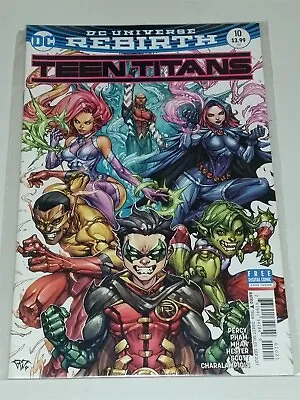 Buy Teen Titans #10 Variant Nm (9.4 Or Better) September 2017 Dc Universe Rebirth  • 3.99£