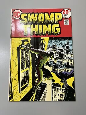 Buy Swamp Thing #7 (DC 1973)🔑 1st Team-Up With Batman Bernie Wrightson *FINE+ 6.0?* • 24.78£