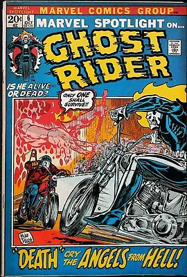 Buy Marvel Spotlight #6 Vol 1 (1972) KEY-2nd App Of Ghost Rider- Very Fine Range • 96.07£