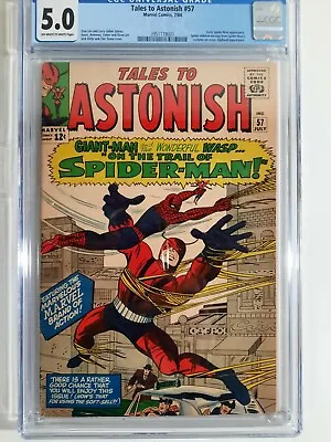 Buy Tales To Astonish #57 CGC 5.0  Off White-White Pages  • 142.48£