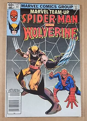 Buy MARVEL TEAM-UP #117 High Grade NEWSSTAND Wolverine 1st Prof Power Marvel 1982 • 12.80£