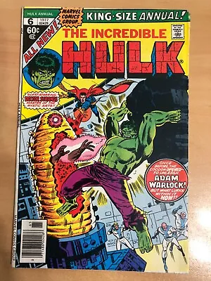 Buy Incredible Hulk King-size Annual #6. Nov 1977. Marvel. Vg. 1st App Paragon (her) • 10£