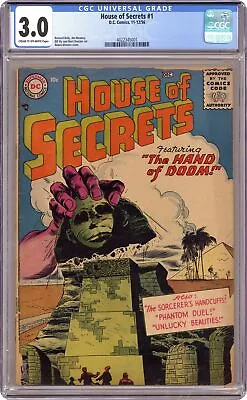 Buy House Of Secrets #1 CGC 3.0 1956 4022345001 • 401.41£