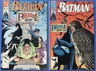 Buy Batman No. #448-449 1990 The Penguin Affair DC Comics VG/G • 10£