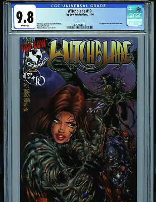 Buy Witchblade #10  CGC 9.8 1996 Top Cow Image 1st Jackie Estacado Amricons K31 • 260.28£