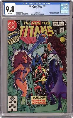 Buy New Teen Titans #23D CGC 9.8 1982 4087253016 1st App. Vigilante (not In Costume) • 177.22£