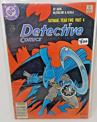 Buy Detective Comics #578 Batman Year Two *1987* Newsstand 7.5 • 19.76£