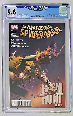 Buy Amazing Spider-Man #637 - CGC 9.6 WP - 1st Julia Carpenter As Madame Web • 43.48£