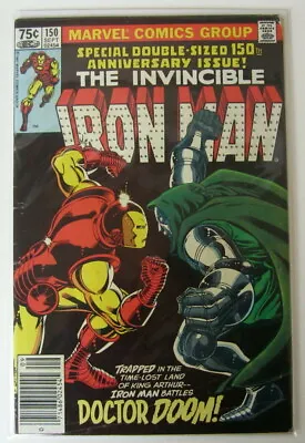 Buy IRON MAN #150 (1980) Dr. Doom! Classic Cover! Rare Newsstand! • 36.43£