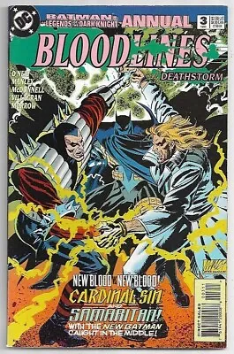 Buy Batman Legends Of The Dark Knight Annual #3 Bloodlines FN/VFN (1993) DC Comics • 1.75£