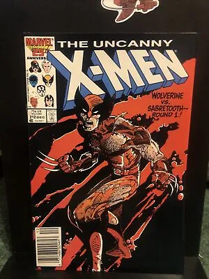 Buy Uncanny X-men #212 (Marvel Comics 1986) Wolverine Vs Sabertooth High Grade • 27.60£