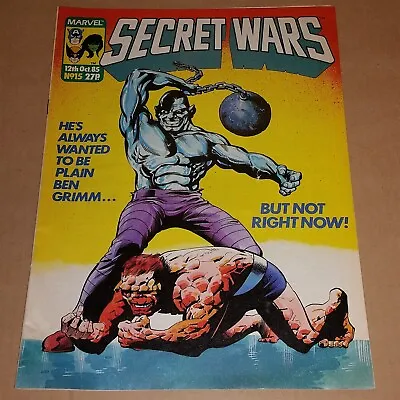 Buy Marvel Super Heroes Secret Wars #15 12th October 1985 British Weekly ^ • 6.99£