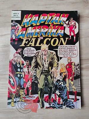 Buy Captain America #6 1988 Turkey Turkish Comic 175 176 177 178 Falcon Thor Iron Ma • 40.03£