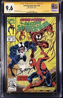 Buy Amazing Spider-Man #362 Marvel Comics CGC SS 9.6 Signed Mark Bagley • 140.57£