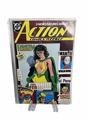 Buy Action Comics Weekly #636 1989 1st Appearance Of 2nd Phantom Lady DC • 9.99£