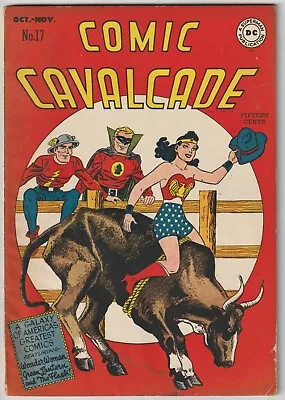 Buy Comic Cavalcade #17    (DC Comics 1946)  VG+  (Rare Golden Age Book) • 495£