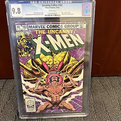 Buy Uncanny X-Men #162 CGC 9.8 White Pages Wolverine Solo Story. • 94.87£