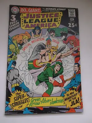 Buy Dc: Justice League Of America #67, Green Arrow/atom/hawkman, 80 Pg, 1968, Vg/fn! • 20.01£