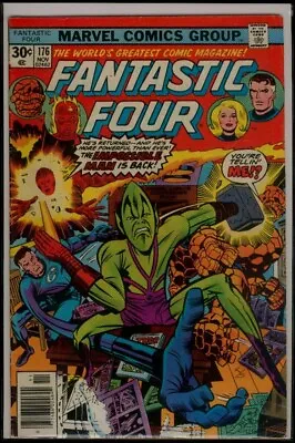 Buy Marvel Comics FANTASTIC FOUR #176 FN- 5.5 • 3.99£